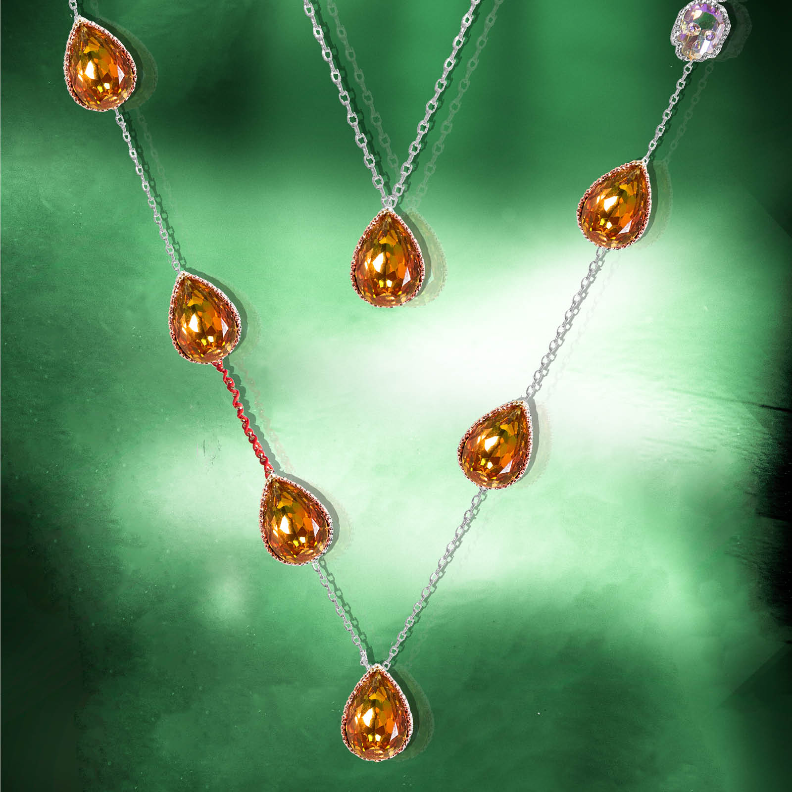 Multi Magic Bronze  Necklace