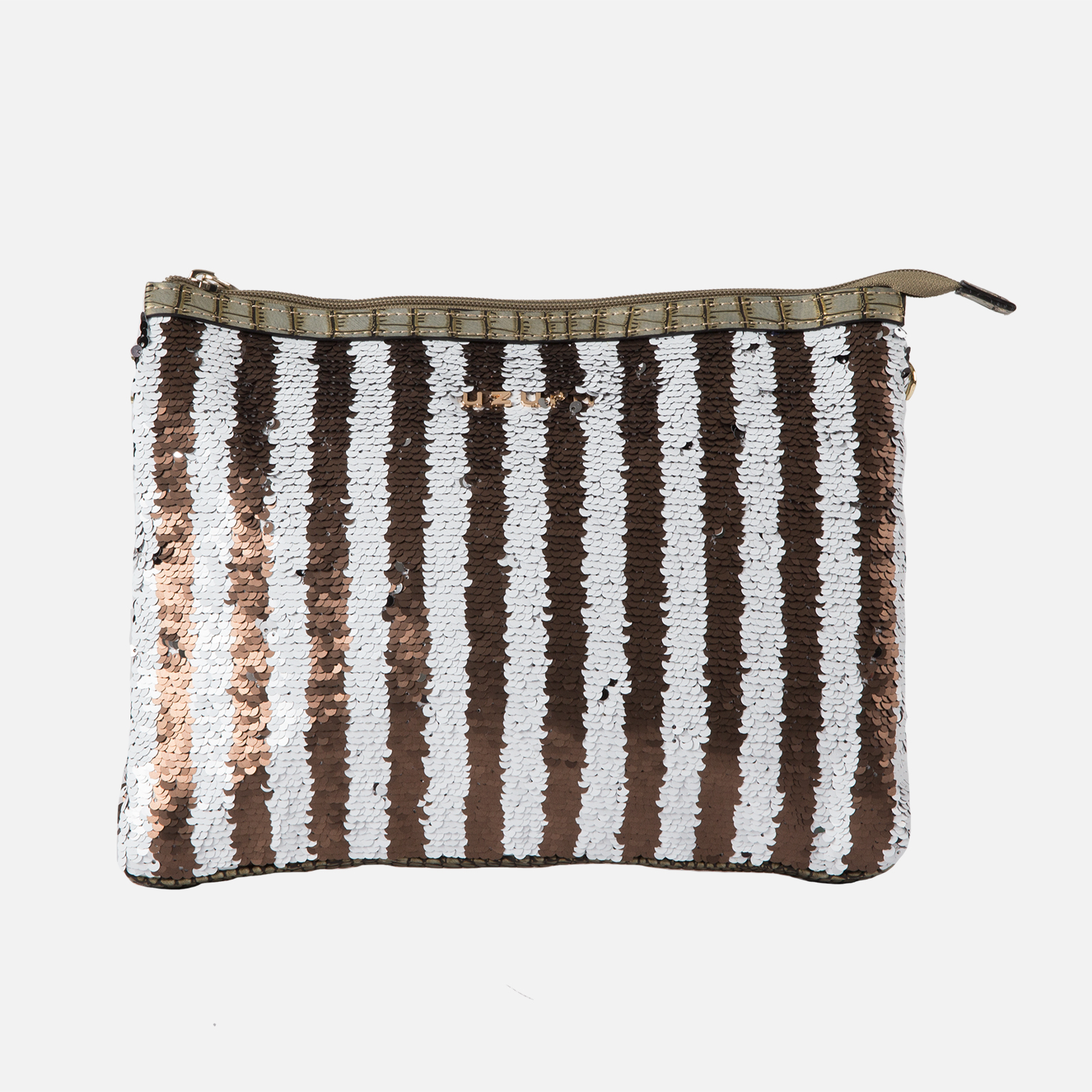 Clutch White/Taupe