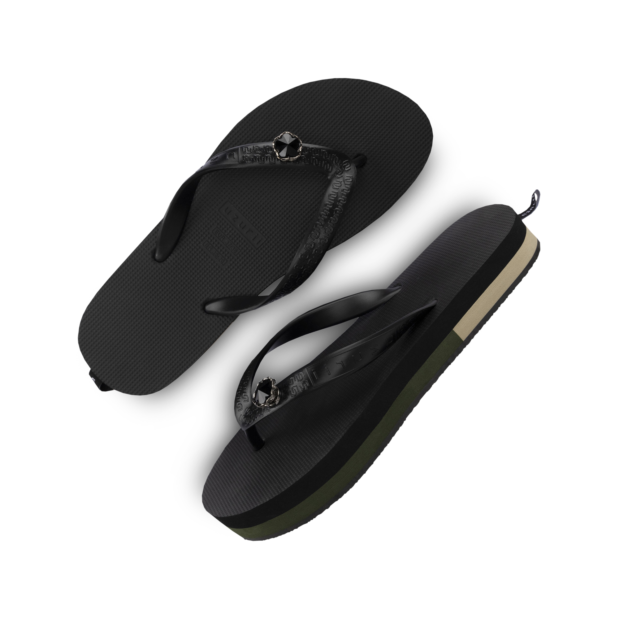 Mondriaan Switch Mid Heel - Schwarz Mondriaan Switch Mid Heel - Schwarz