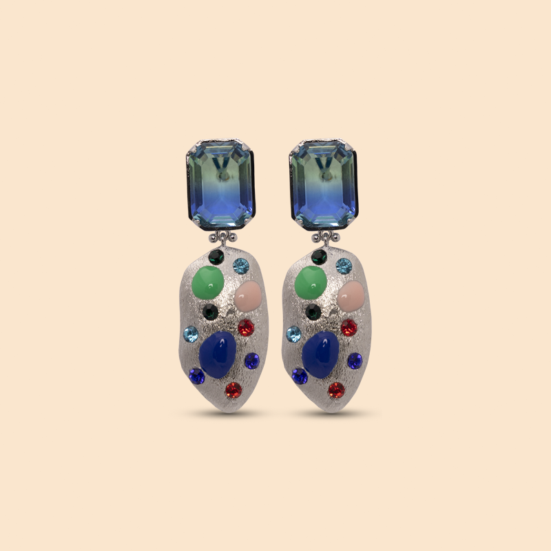 Fantasy Blue Earrings