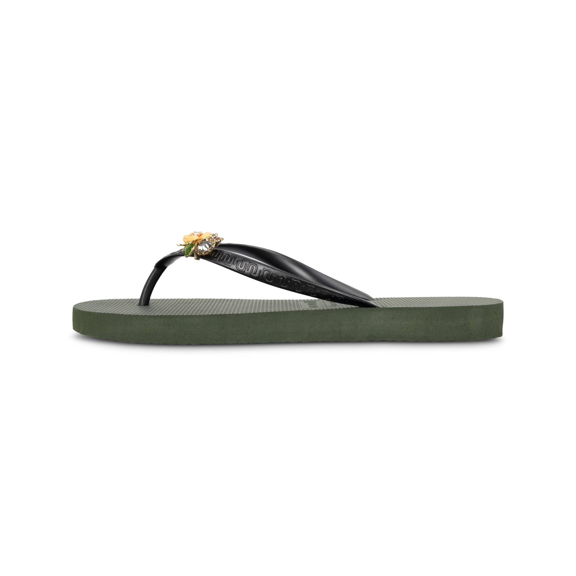 Flore Flats Army Green