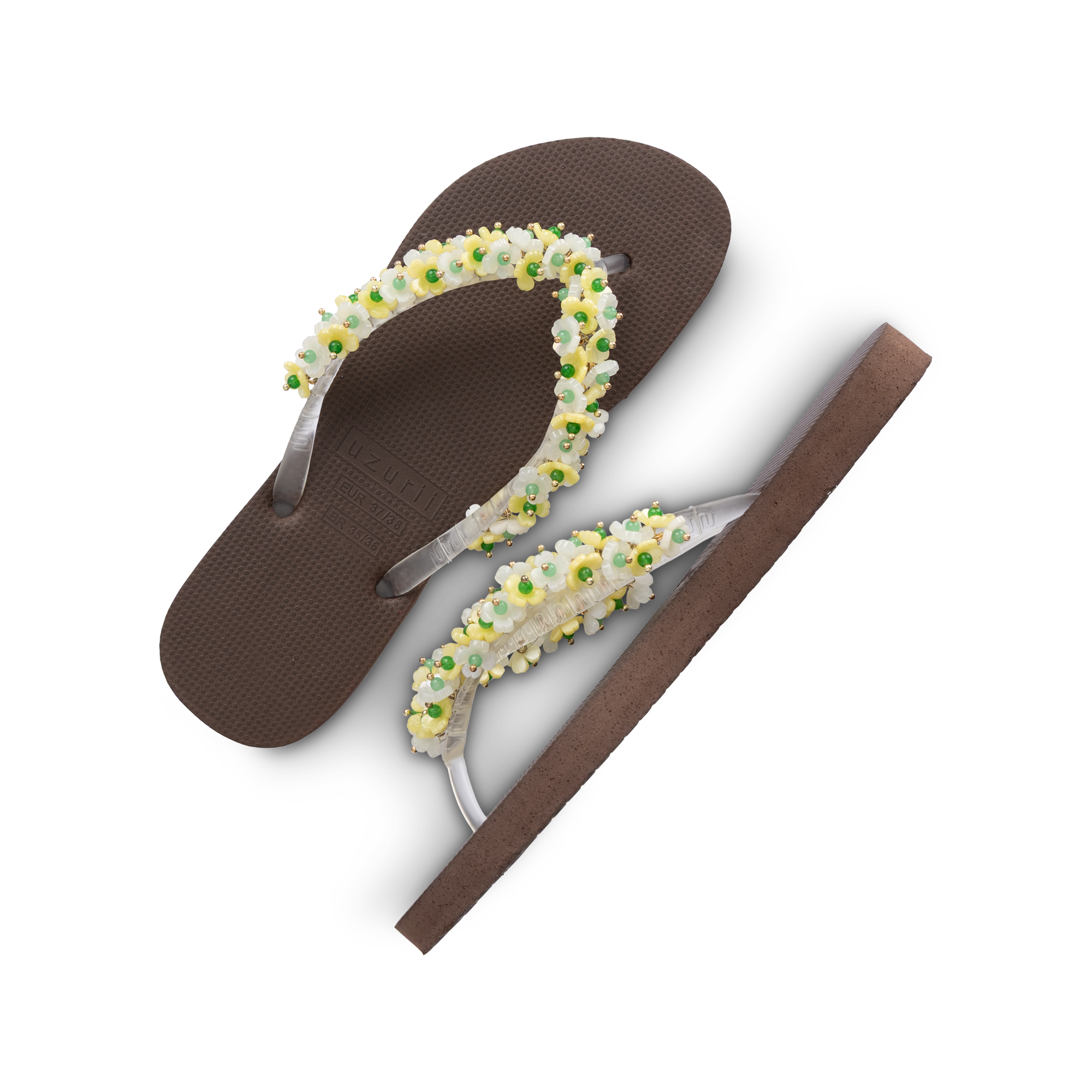 Tulum Bloom Yellow - Coffee