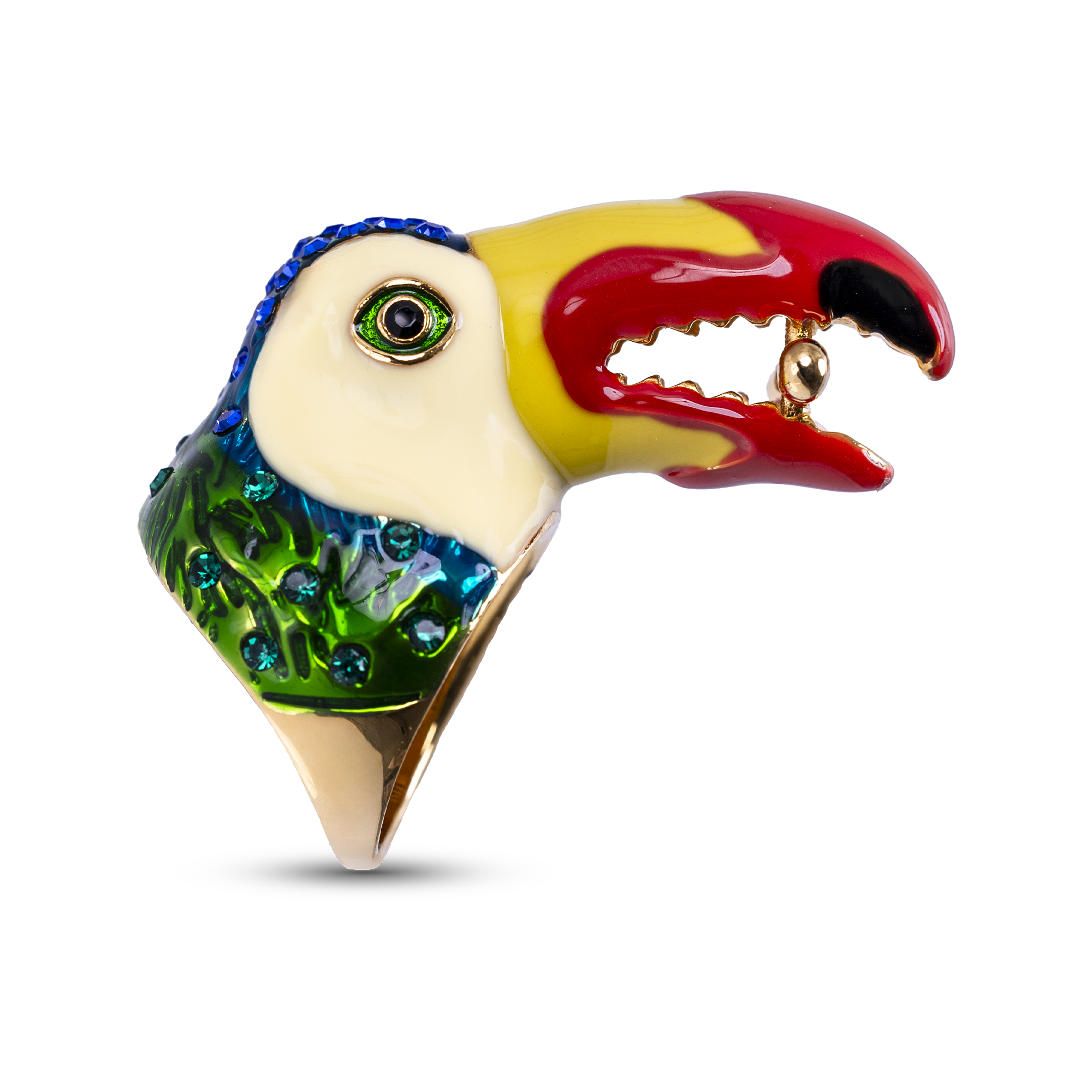 Green Amazon Toucan Ring Green Amazon Toucan Ring