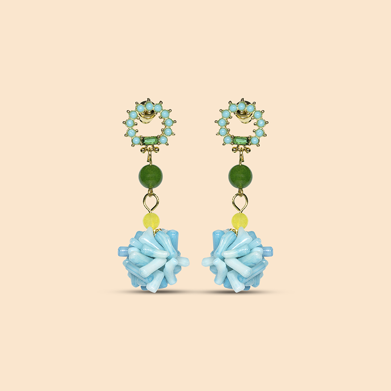 Turquoise Amazon Earrings