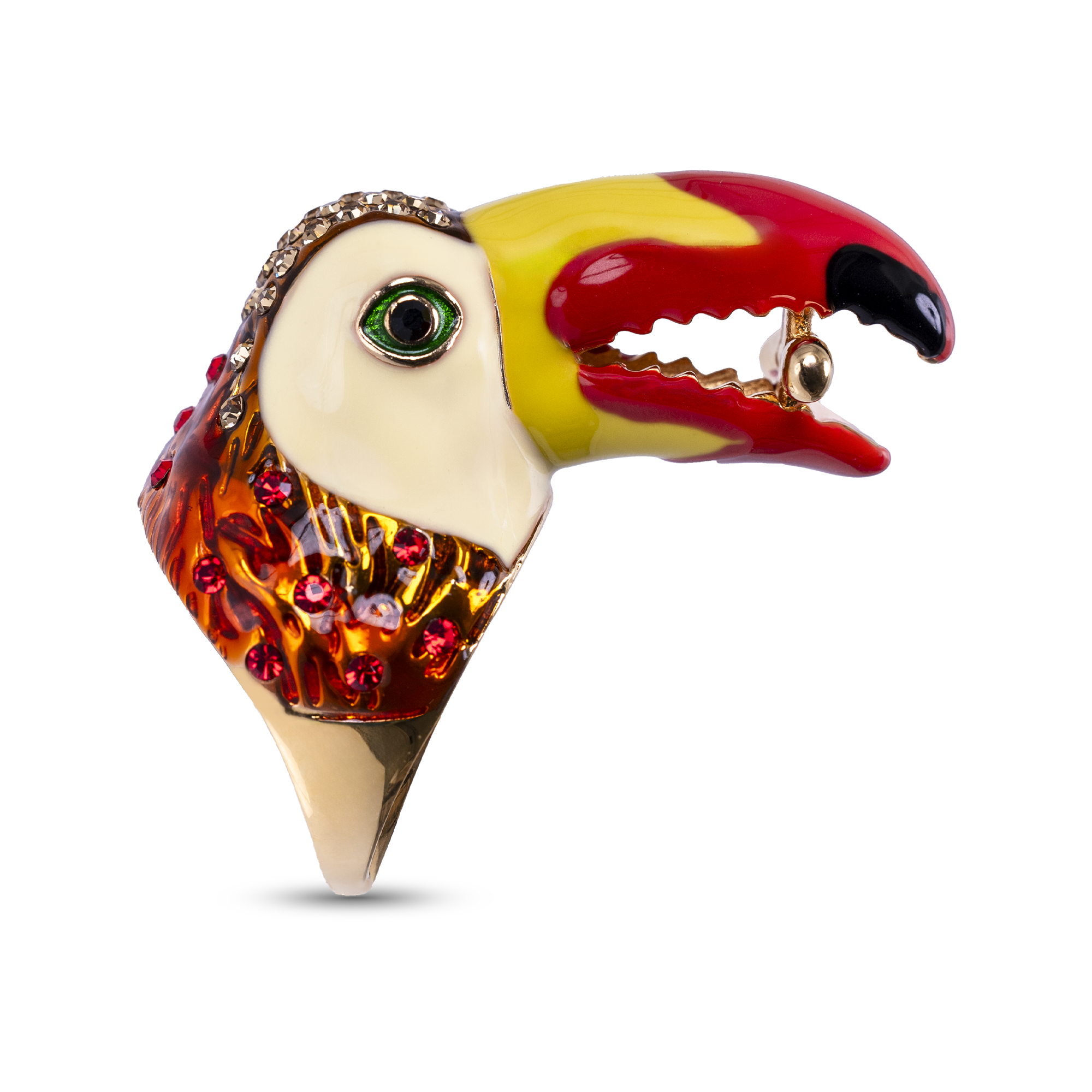 Red Amazon Toucan Ring Red Amazon Toucan Ring