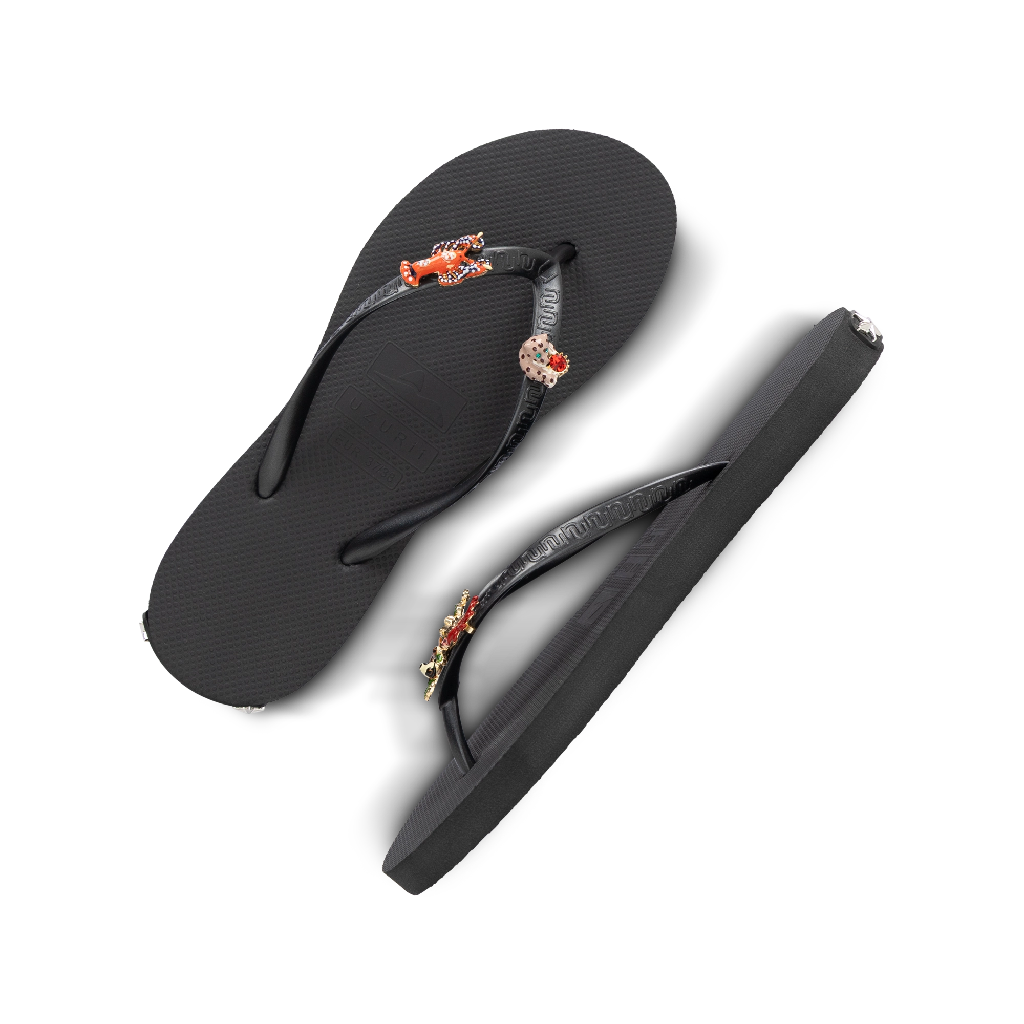 Flore Flats Black