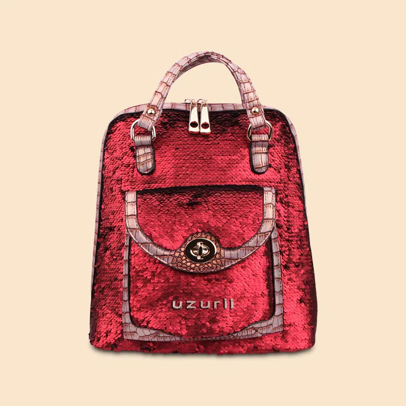Back Pack Glamour Red
