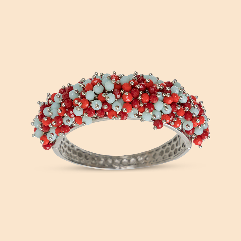 Precious Bracelet Red/Turquoise Large