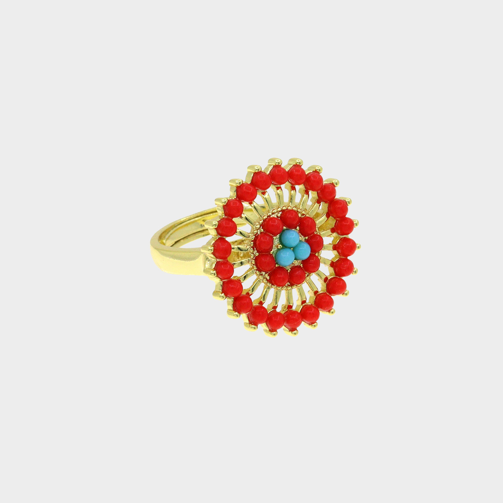 The Ring Amazon Flower Red