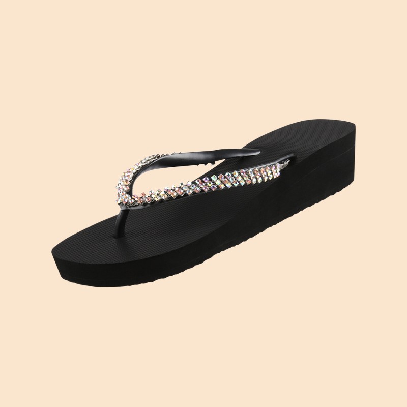 Colorful classic Mid heel black