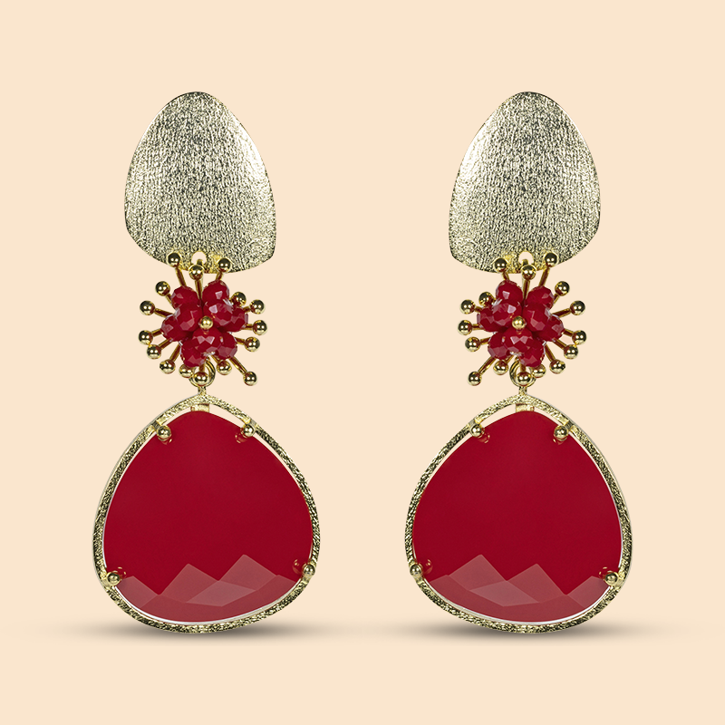 Rio Red Earrings